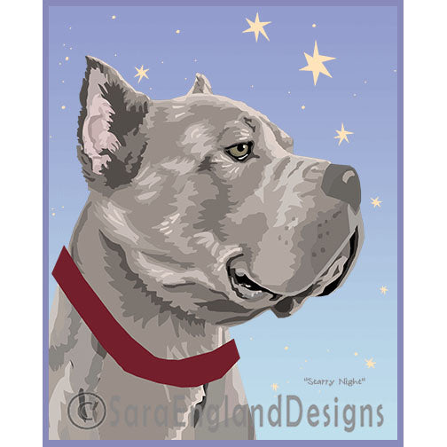 Starry Night - Four Versions - Cane Corso