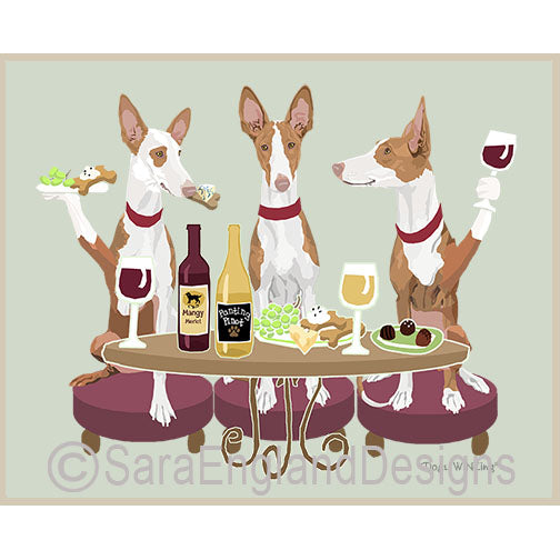 DOGS WINEING - Two Verisons - Ibizan Hound
