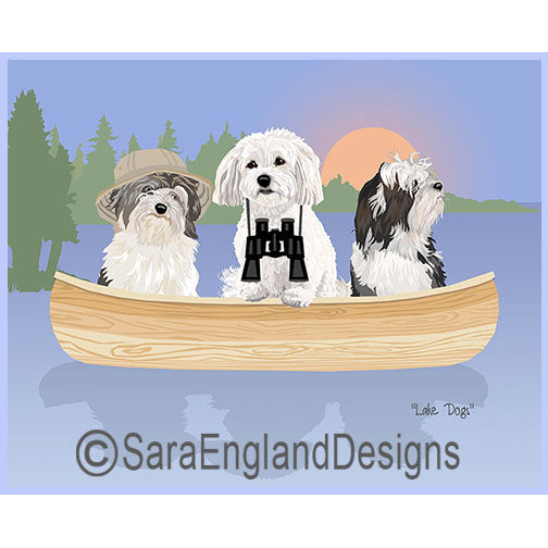 Lake Dogs - Two Versions - Havanese