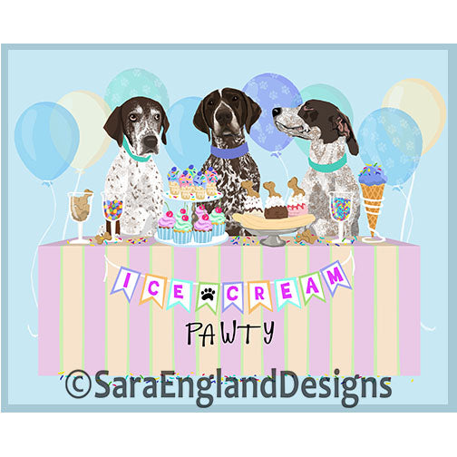German Shorthaired Pointer - Ice Cream Pawty