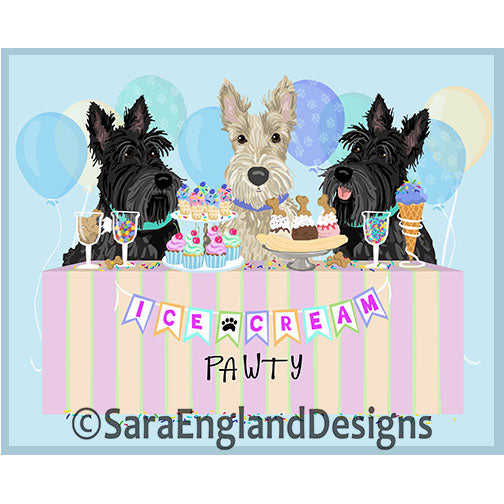 Scottish Terrier - Ice Cream Pawty - Mixed