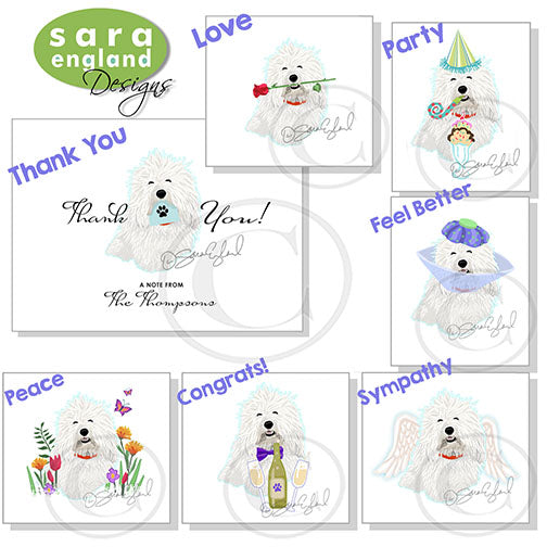 Greeting Cards - "Love Notes" - 7 Designs - 14 to 28 Per Pack