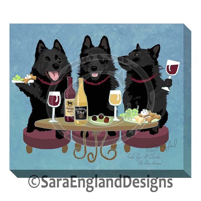 Schnauzer-Miniature - Dogs Wineing - Two Verisons - Cropped Ears