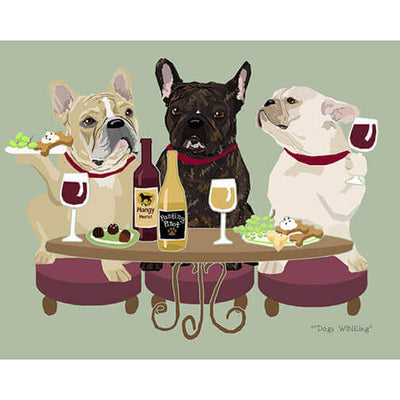 DOGS WINEING - Four Verisons