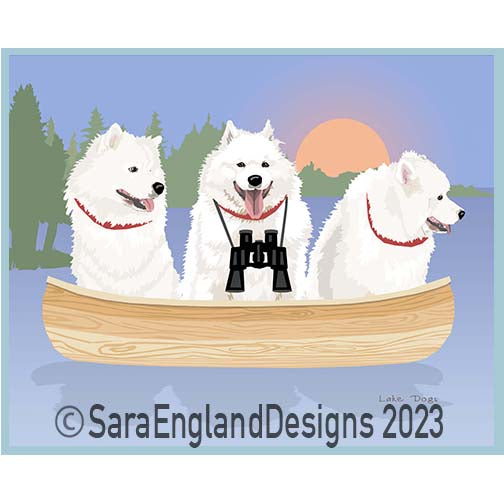 Samoyed - Lake Dogs