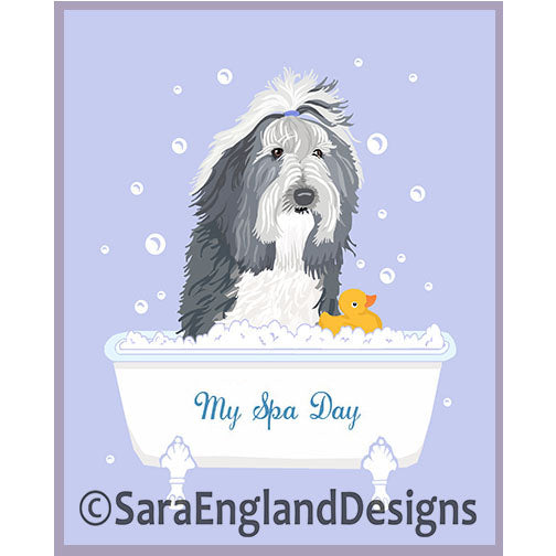 Bearded Collie - My Spa Day