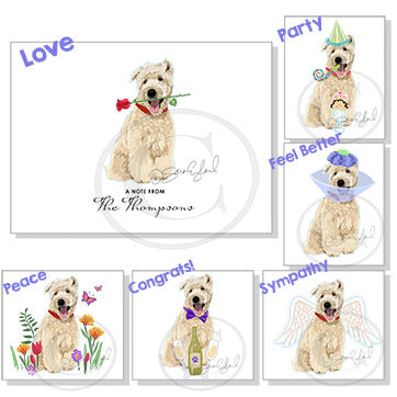 Greeting Cards - "Love Notes" - 6 Designs - 12 to 24 Per Pack