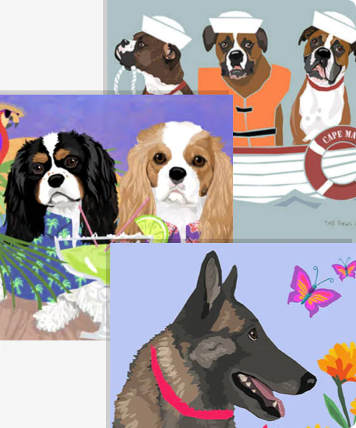 Browse Pet Portrait Themes
