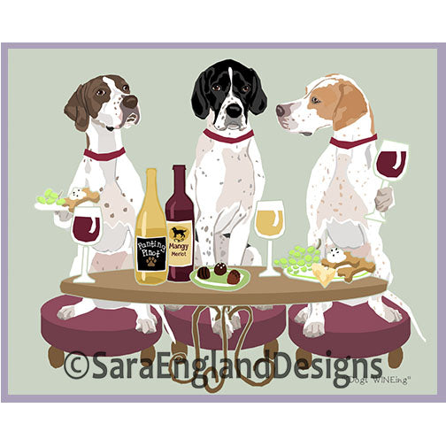 Pointer - Dogs Wineing