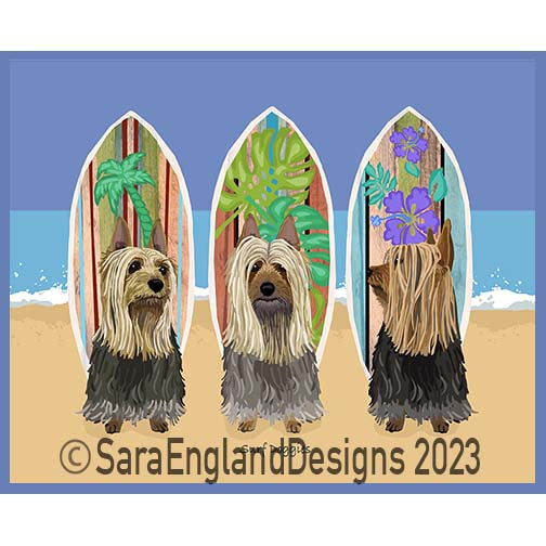 Silky Terrier - Surf Doggies
