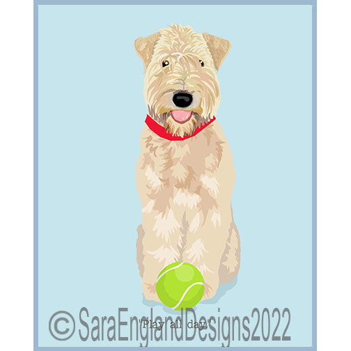 Soft Coated Wheaten Terrier - Play All Day -2