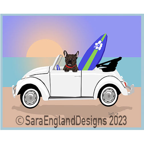 French Bulldog - Surf's Up Buggy