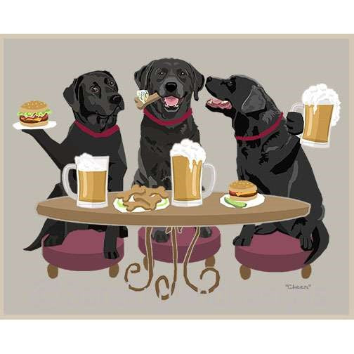 Labrador Retriever - Cheers - Four Versions - Black