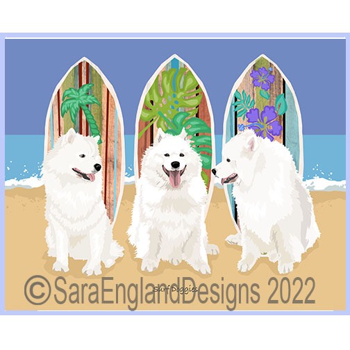 Samoyed - Surf Doggies