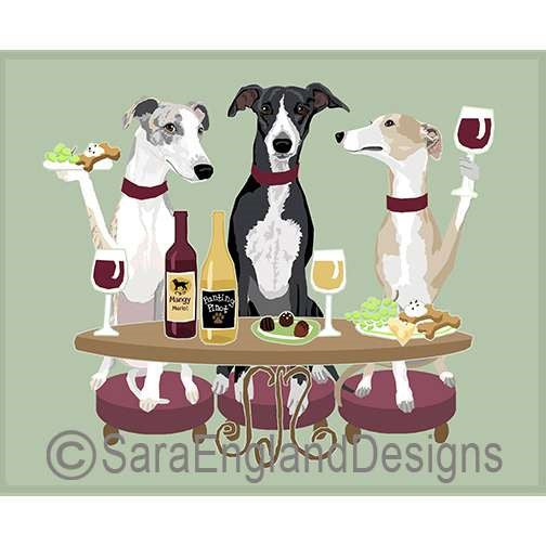 Whippet - Dogs Wineing