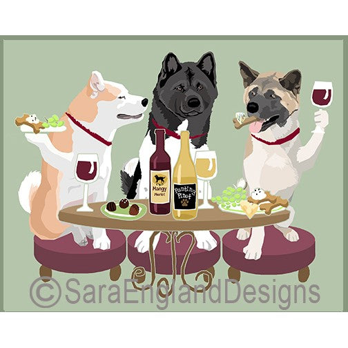 Akita - Dogs Wineing