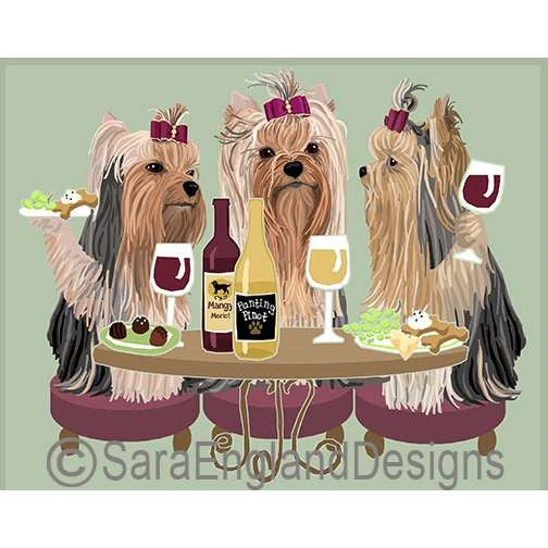 Yorkshire Terrier (Yorkie) - Dogs Wineing - Two Verisons - Show Cut