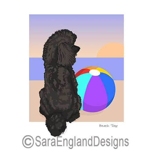 Beach Day - Three Versions - Poodle-Toy