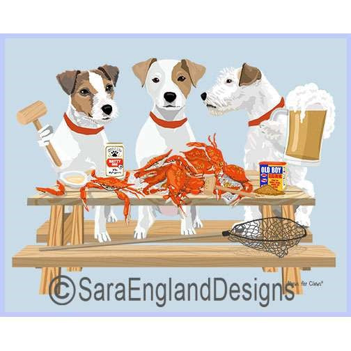 Parson Russell Terrier - Crab Feast