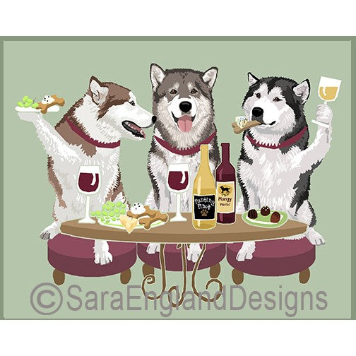 Alaskan Malamute - Dogs Wineing