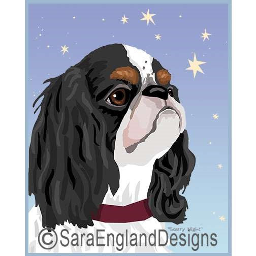 English Toy Spaniel - Starry Night - Four Versions - Prince Charles