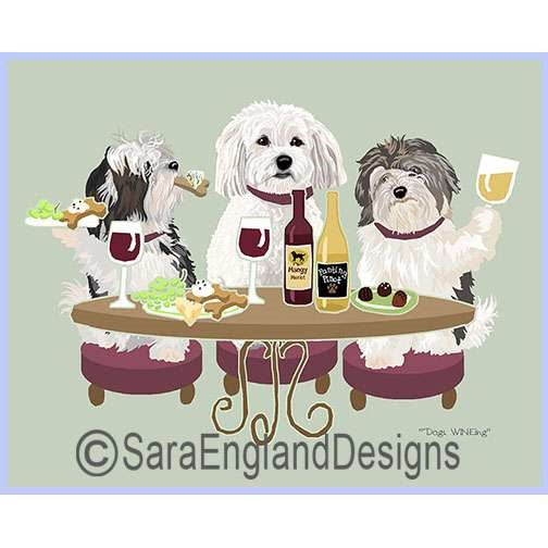 Havanese - Dogs Wineing - Two Versions - Two