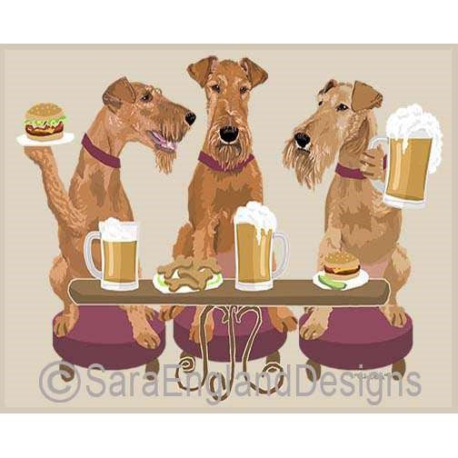 Irish Terrier - Cheers - Two Versions - Cheers