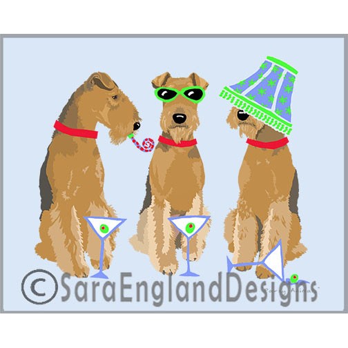 Airedale Terrier - Party Animals