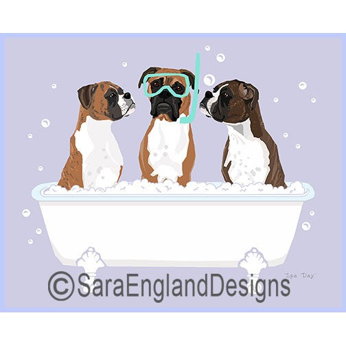 Boxer - Spa Day - Two Versions - Natural Ears