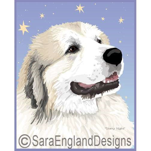 Great Pyrenees - Starry Night