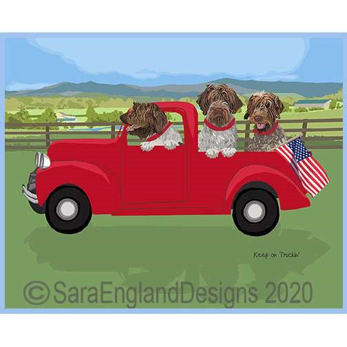 Wirehaired Pointing Griffon - Keep On Truckin'