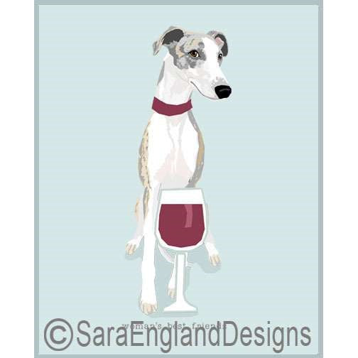 Whippet - Woman's Best Friends - Three Versions - Brindle