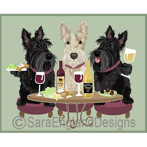 Scottish Terrier - Dogs Wineing - Two Verisons - Mixed