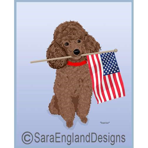 Poodle-Toy - Patriot - Four Versions - Red