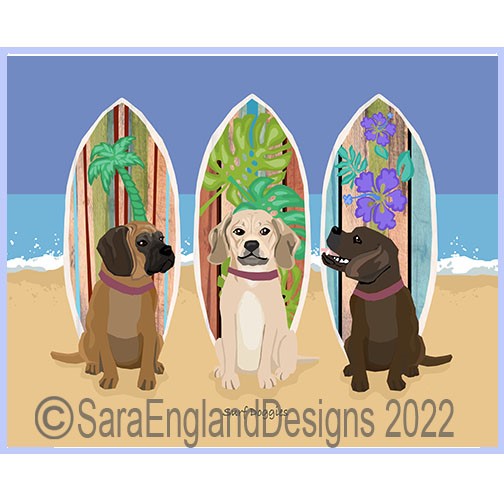 Puggle - Surf Doggies