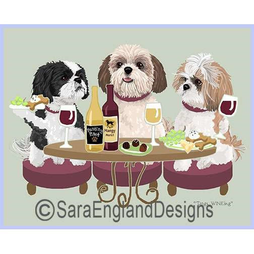 Shih Tzu - Dogs Wineing - Two Verisons - Puppy Cut