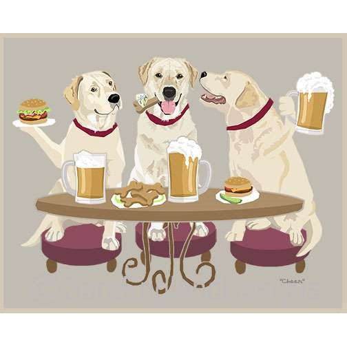 Labrador Retriever - Cheers - Four Versions - Yellow