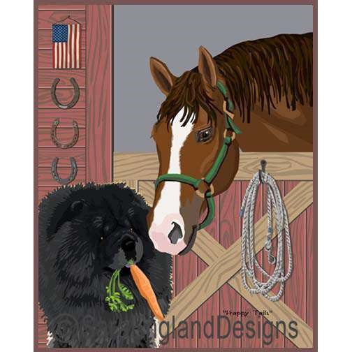 Chow Chow - Happy Tails - Three Versions - Black