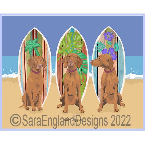 Vizsla - Surf Doggies