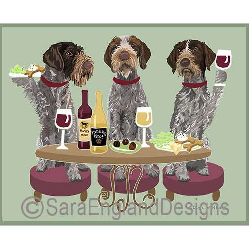German Wirehaired Pointer - Dogs Wineing