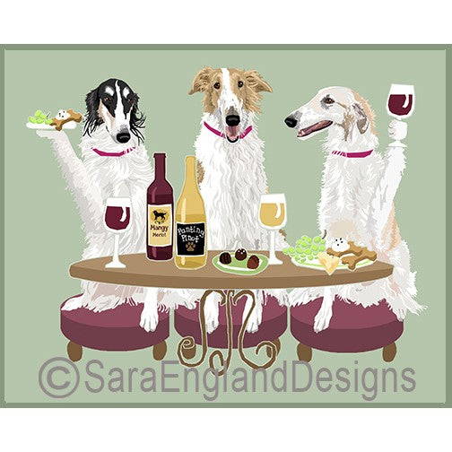 Borzoi - Dogs Wineing