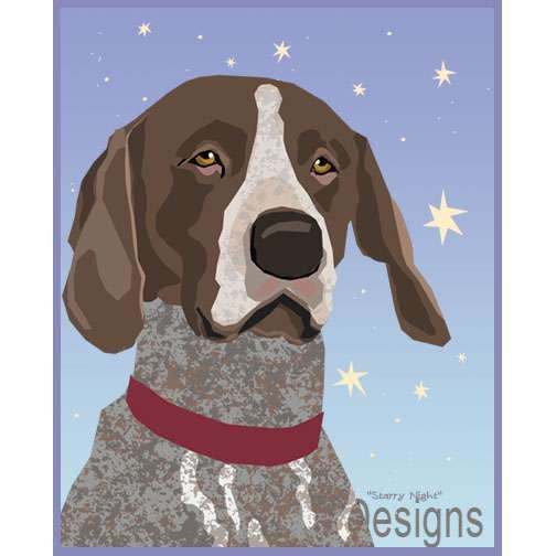 German Shorthaired Pointer - Starry Night