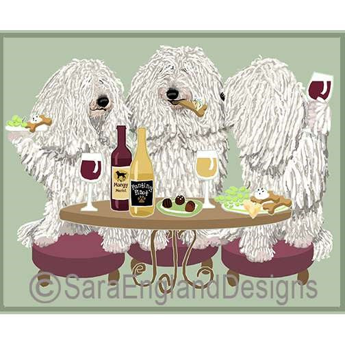 Komondor - Dogs Wineing
