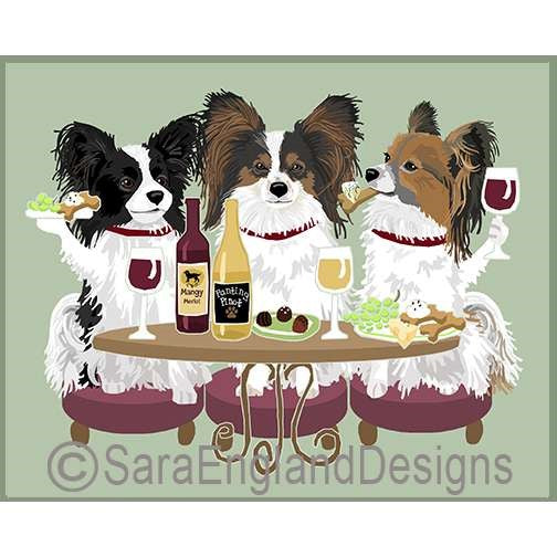 Papillon - Dogs Wineing
