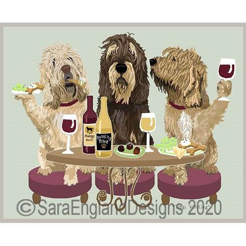 Otterhound - Dogs Wineing - Two Versions - Version 2