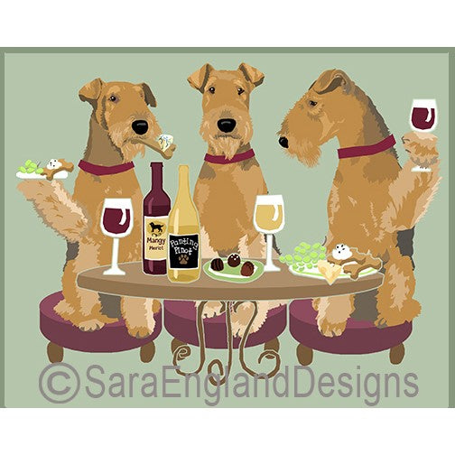 Airedale Terrier - Dogs Wineing