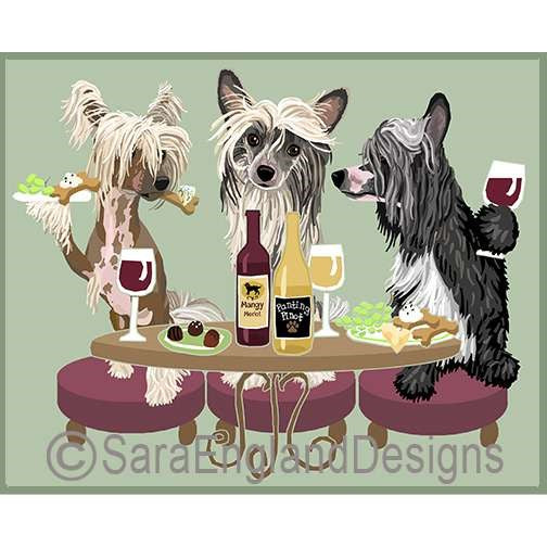 Chinese Crested - Dogs Wineing