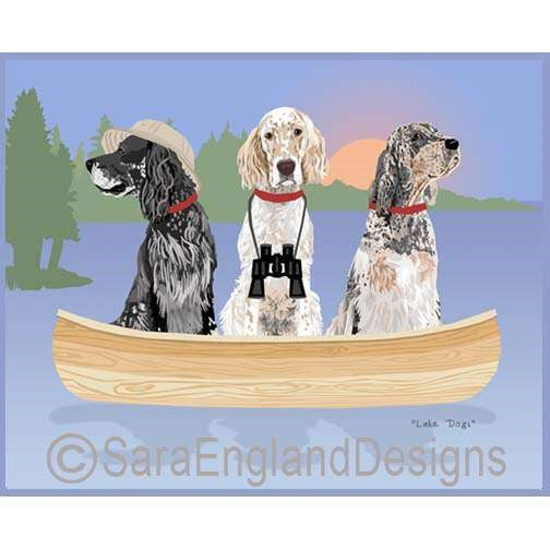 English Setter - Lake Dogs