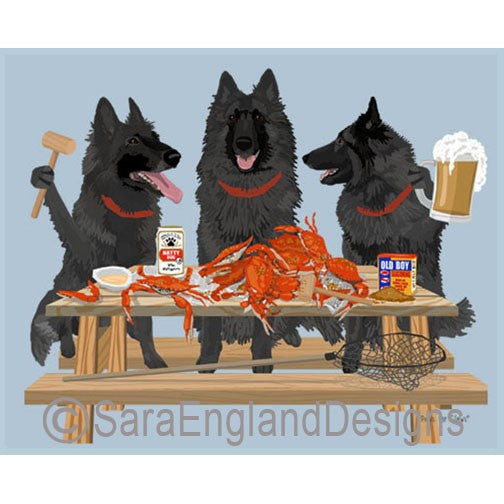 Belgian Sheepdog - Crab Feast