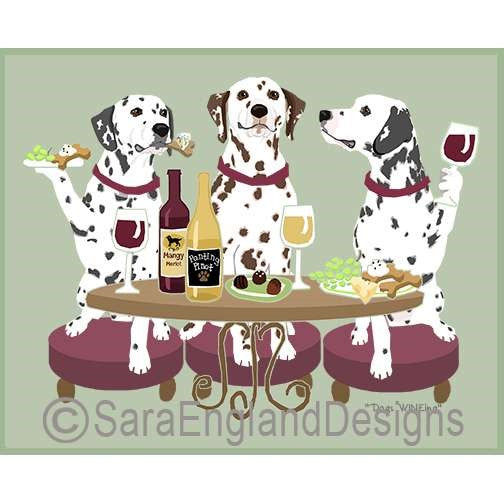 Dalmatian - Dogs Wineing - Two Verisons - Mixed